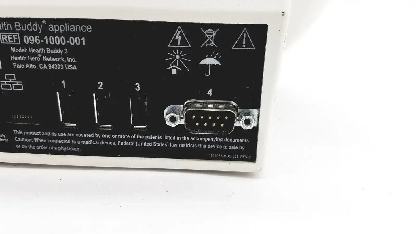Health Hero Health Buddy 3 Appliance Ref 096-1000-001 Patient Monitoring Equipment, as-is (for parts) product photo 5
