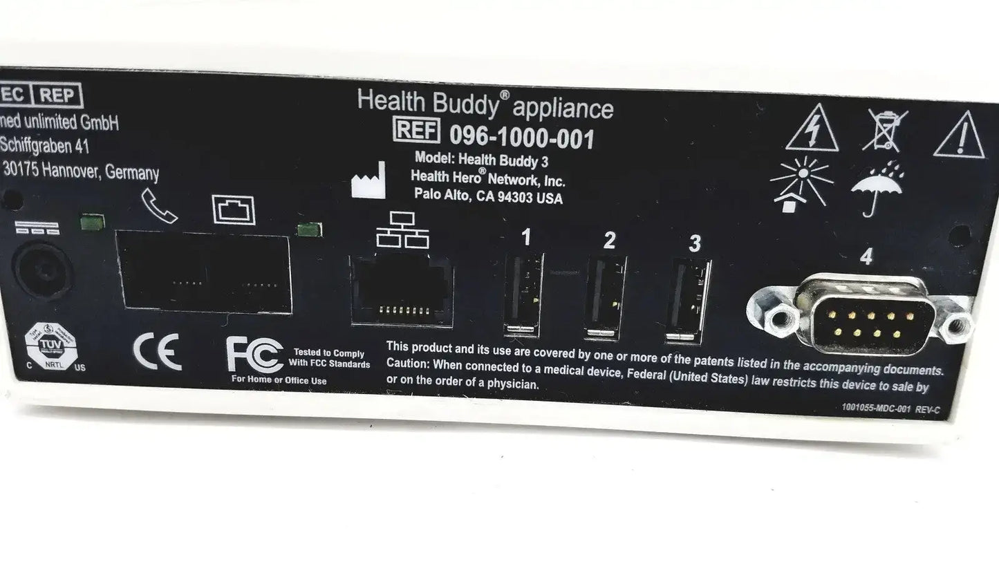Health Hero Health Buddy 3 Appliance Ref 096-1000-001 Patient Monitoring Equipment, as-is (for parts) product photo 6