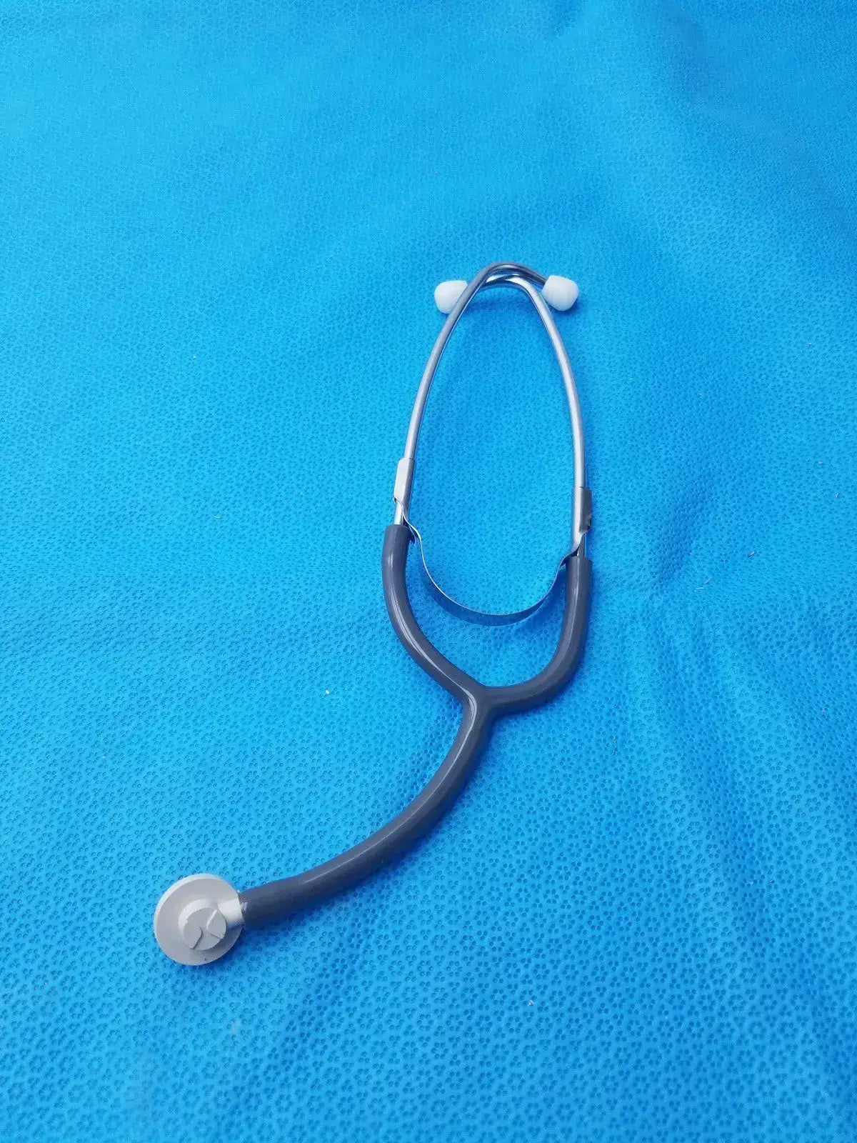 Generic Health Care Stethoscope Gray for Medical Students Nurse Doctor Stethoscope, second-hand product photo 8