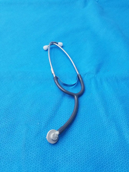 Generic Health Care Stethoscope Gray for Medical Students Nurse Doctor Stethoscope, second-hand product photo 2