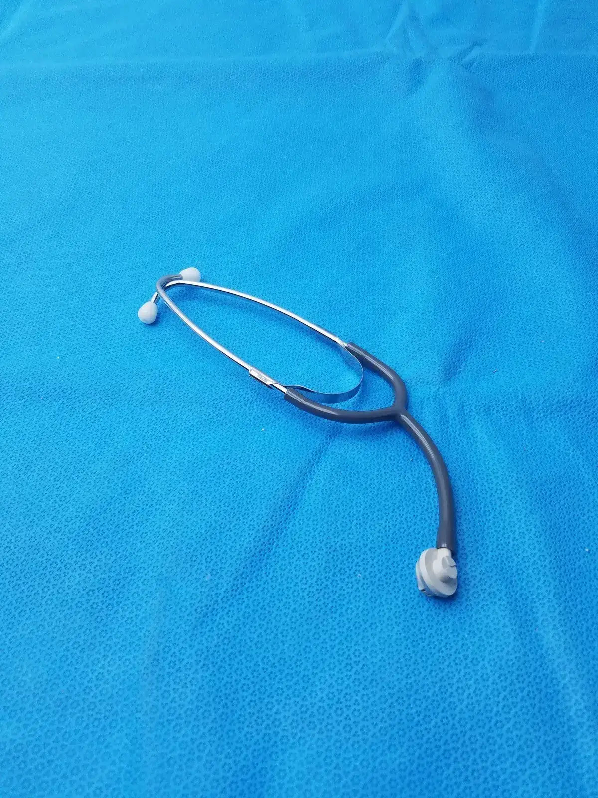Generic Health Care Stethoscope Gray for Medical Students Nurse Doctor Stethoscope, second-hand product photo 4