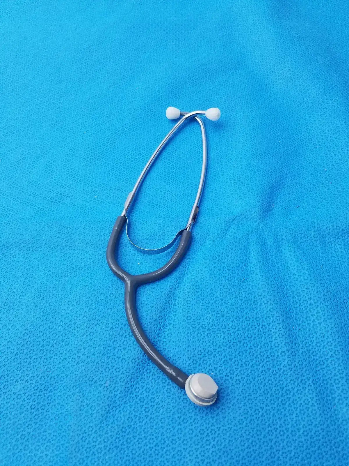 Generic Health Care Stethoscope Gray for Medical Students Nurse Doctor Stethoscope, second-hand product photo 7