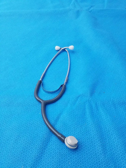 Generic Health Care Stethoscope Gray for Medical Students Nurse Doctor Stethoscope, second-hand product photo 1