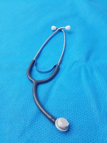 Generic Health Care Stethoscope Gray for Medical Students Nurse Doctor Stethoscope, second-hand product photo 6