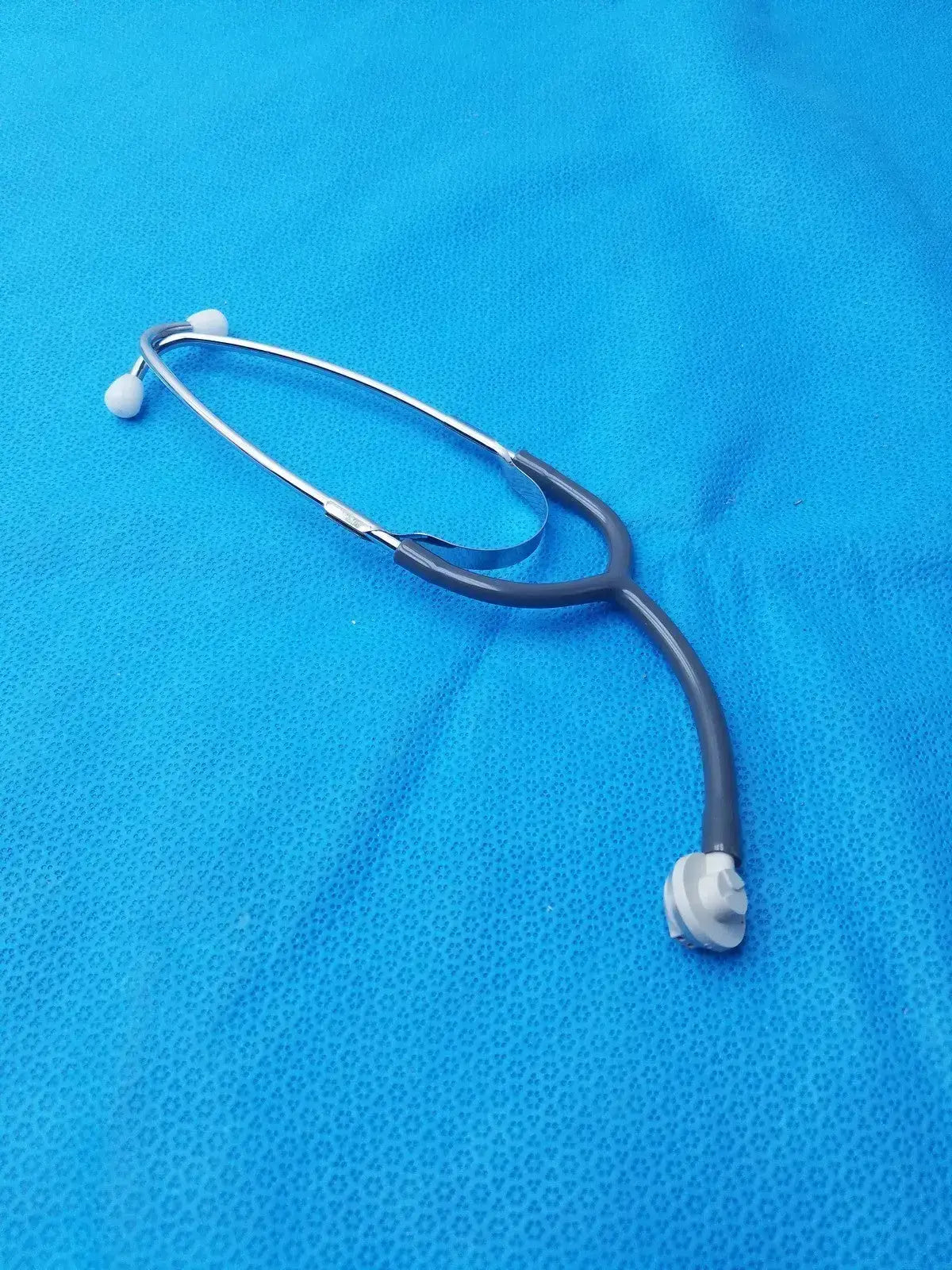 Generic Health Care Stethoscope Gray for Medical Students Nurse Doctor Stethoscope, second-hand product photo 5