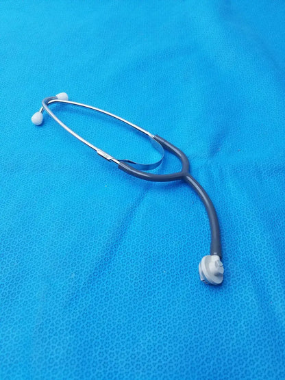 Generic Health Care Stethoscope Gray for Medical Students Nurse Doctor Stethoscope, second-hand product photo 5