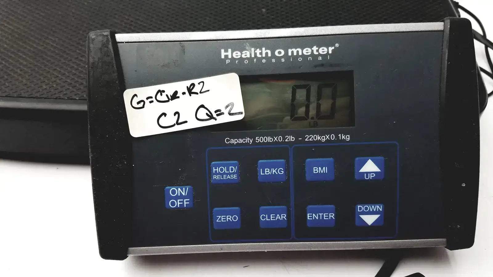Health O Meter Professional 498KL Patient Weighing Scale Digital Scale Patient Weighing Scale, second-hand product photo 2