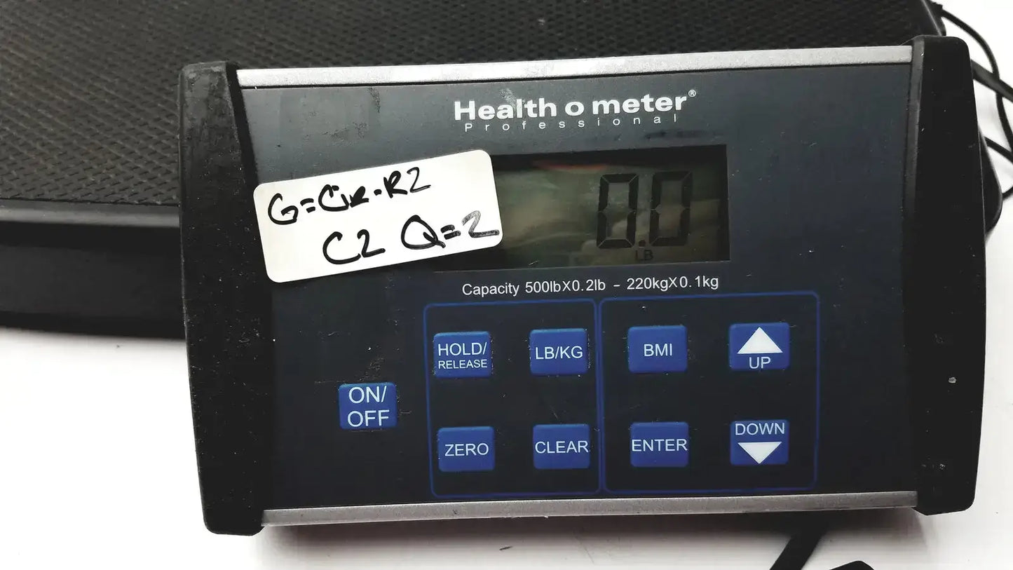 Health O Meter Professional 498KL Patient Weighing Scale Digital Scale Patient Weighing Scale, second-hand product photo 2