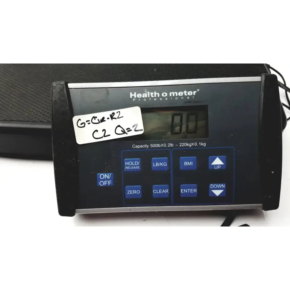 Health O Meter Professional 498KL Patient Weighing Scale Digital Scale Patient Weighing Scale, second-hand product photo 2