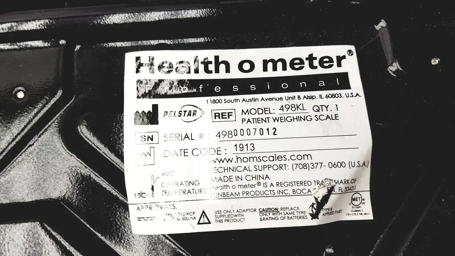 Health O Meter Professional 498KL Patient Weighing Scale Digital Scale Patient Weighing Scale, second-hand product photo 10