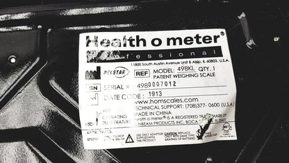 Health O Meter Professional 498KL Patient Weighing Scale Digital Scale Patient Weighing Scale, second-hand product photo 10