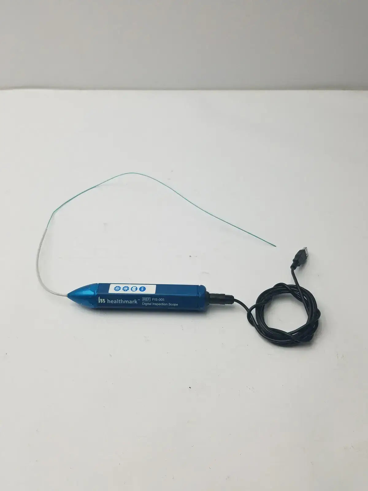 Healthmark Digital Inspection Scope Blue Handheld REF FIS-005 Digital Inspection Scope, as-is (for parts) product photo 1
