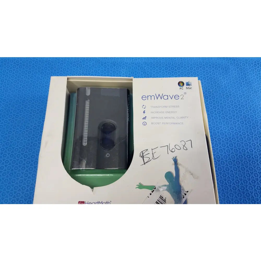 HeartMath emWave 2 Stress Anxiety Relief Device - Portable Wellness Feedback Device