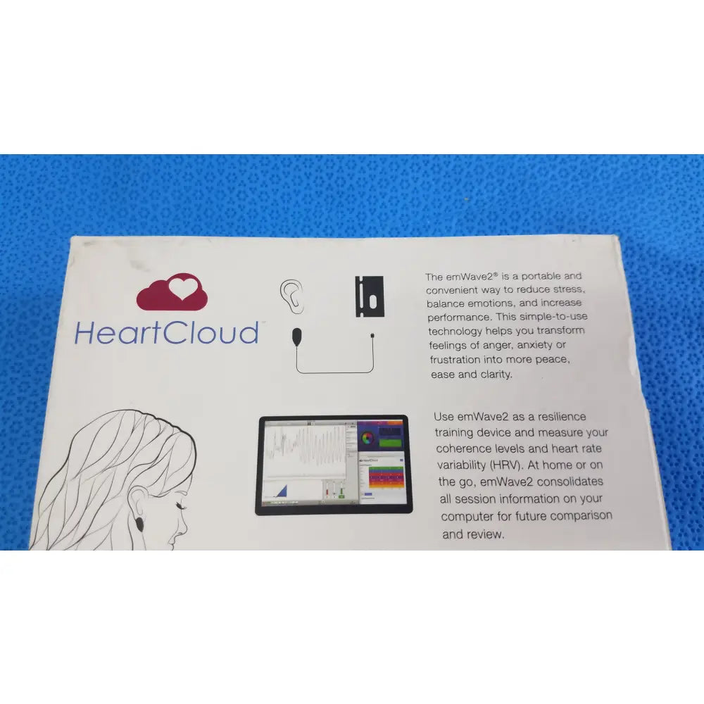 HeartMath emWave 2 Stress Anxiety Relief Device - Portable Wellness Feedback Device