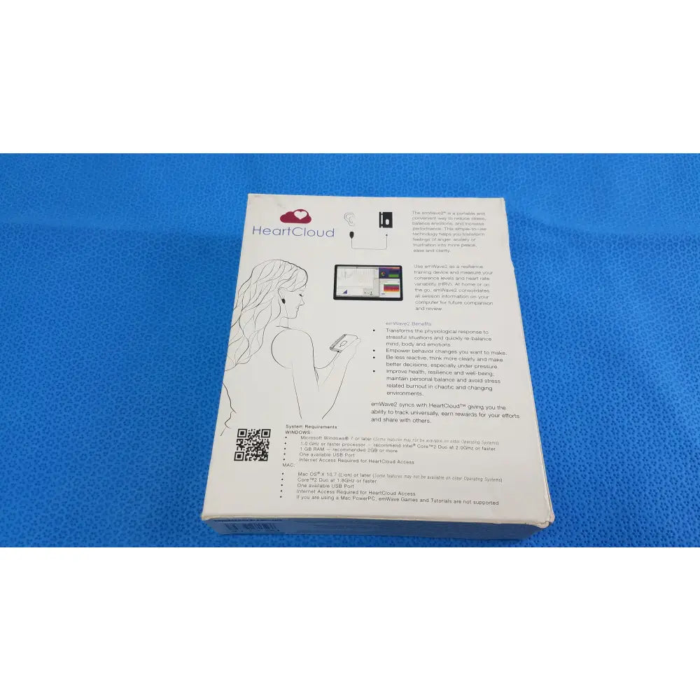 HeartMath emWave 2 Stress Anxiety Relief Device - Portable Wellness Feedback Device