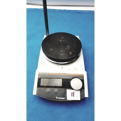 White and black Heidolph magnetic stirrer hotplates pt1000 with circular heating plate for precise temperature control