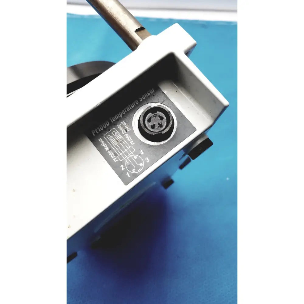 Silver industrial pt1000 temperature sensor with circular connector for heidolph magnetic stirrer hotplates use