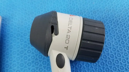 HEINE DELTA 20 T Dermatoscop Head Set & Handle with Case Dermatoscope, as-is (for parts) product photo 11