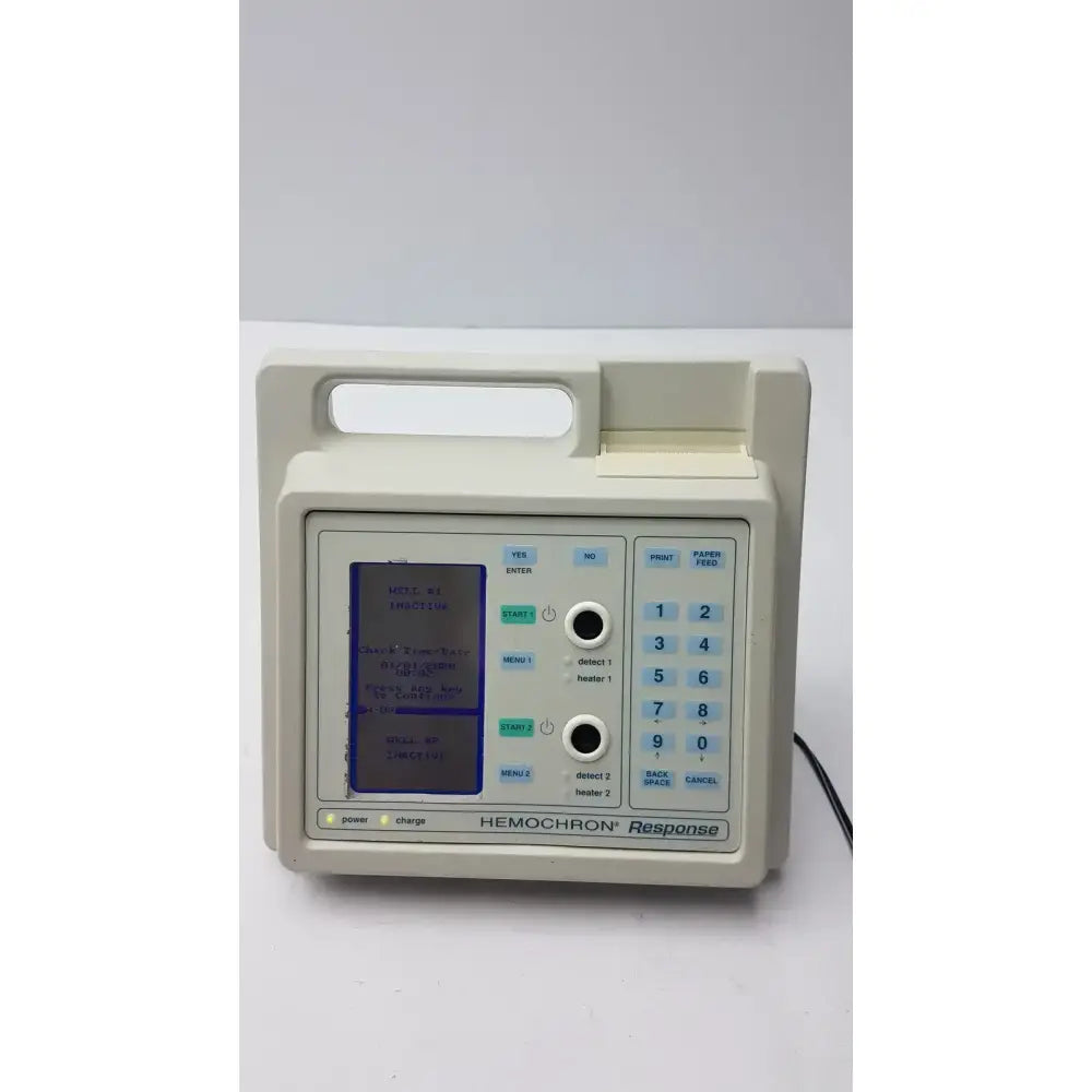 Vendor Unknown - MANUAL REVIEW Hemochron Response Whole Blood CoagulatiIon System Whole Blood Coagulation Analyzer, second-hand product photo 3