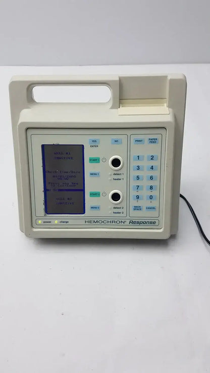 Vendor Unknown - MANUAL REVIEW Hemochron Response Whole Blood CoagulatiIon System Whole Blood Coagulation Analyzer, second-hand product photo 1