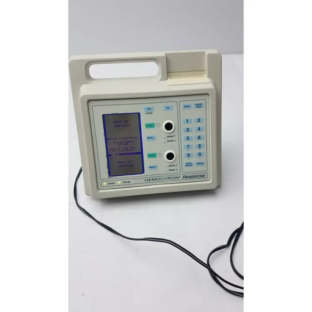 Vendor Unknown - MANUAL REVIEW Hemochron Response Whole Blood CoagulatiIon System Whole Blood Coagulation Analyzer, second-hand product photo 10