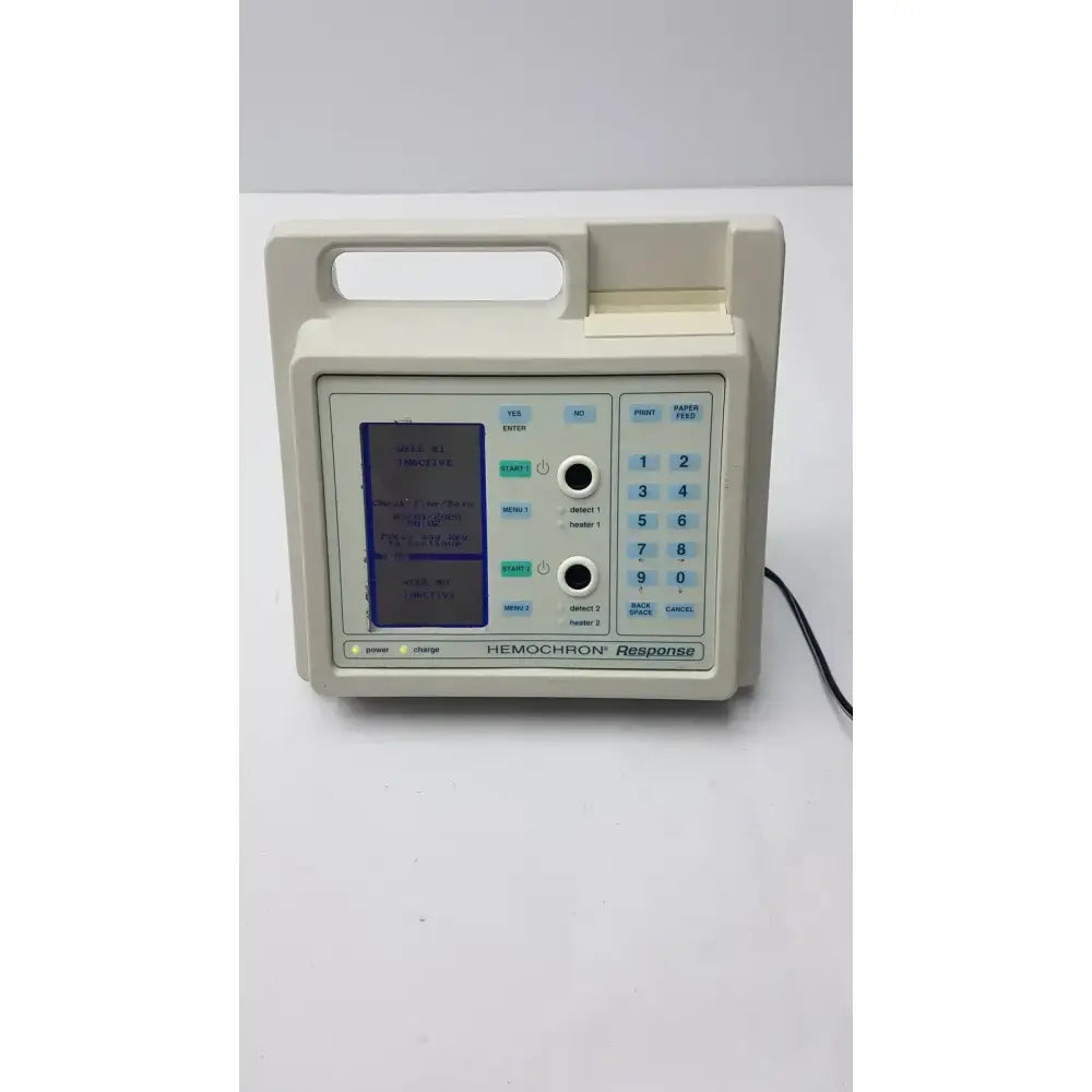 Vendor Unknown - MANUAL REVIEW Hemochron Response Whole Blood CoagulatiIon System Whole Blood Coagulation Analyzer, second-hand product photo 1