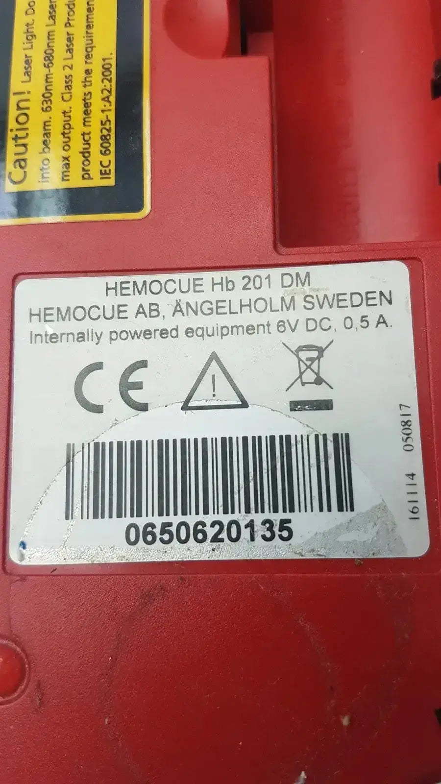 HemoCue Hb 201 DM Hemoglobin System Analyzer Hemoglobin Analyzer, as-is (for parts) product photo 7
