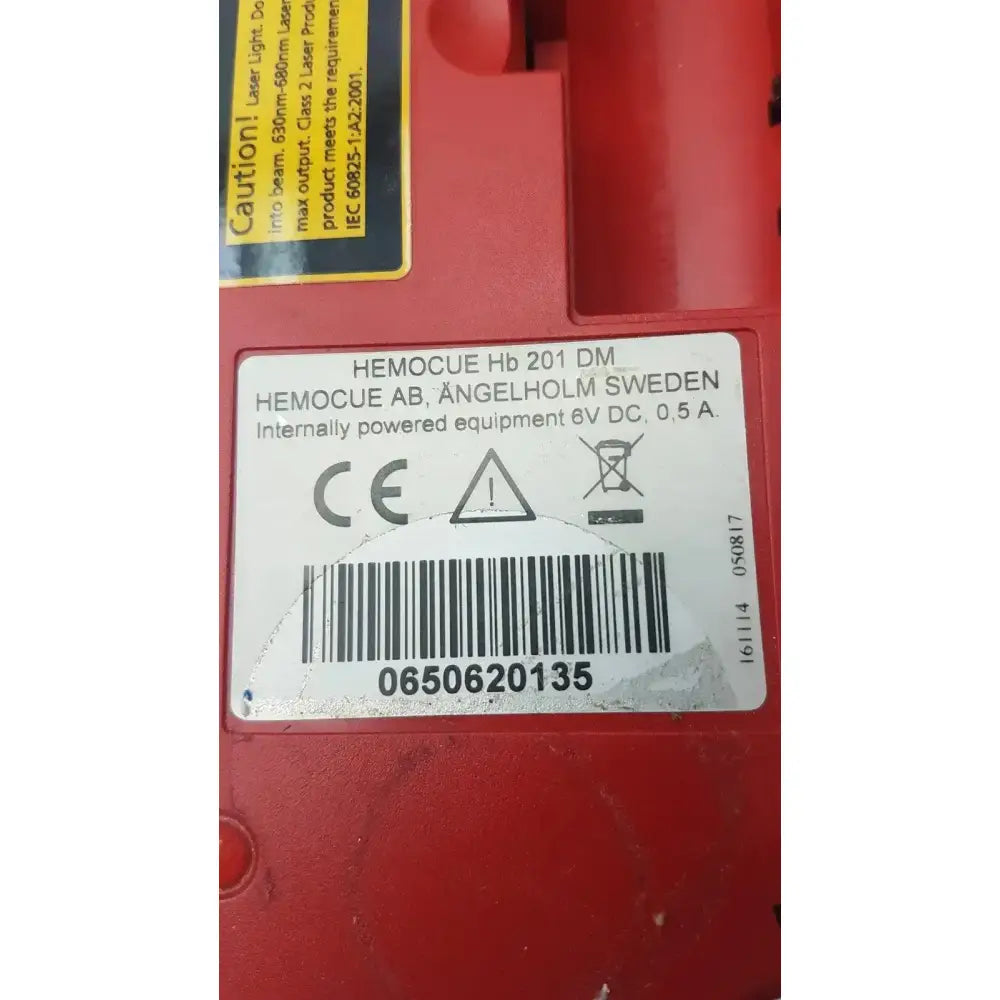 HemoCue Hb 201 DM Hemoglobin System Analyzer Hemoglobin Analyzer, as-is (for parts) product photo 7