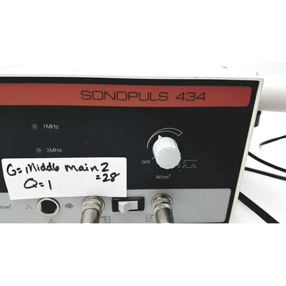 Henley International Sonopuls 434 Ultrasound Therapy Unit, second-hand product photo 7