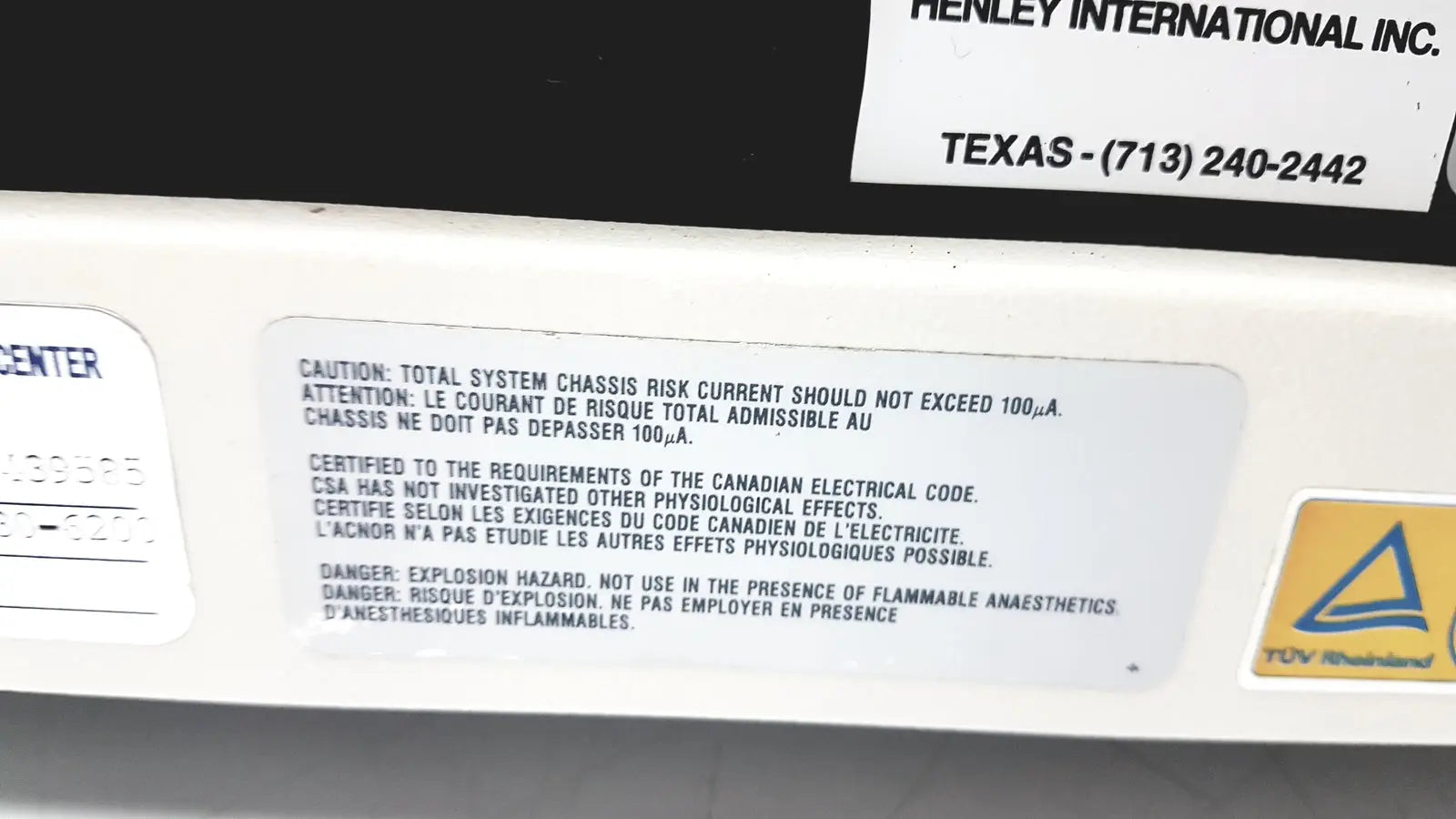 Henley International Sonopuls 434 Ultrasound Therapy Unit, second-hand product photo 22