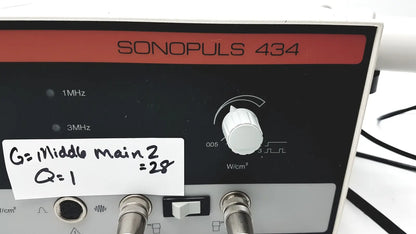 Henley International Sonopuls 434 Ultrasound Therapy Unit, second-hand product photo 7
