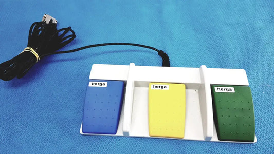 Herga 6224-0067 3 Position USB Footswitch – Record, Stop, Cam Control USB Footswitch, second-hand product photo 1