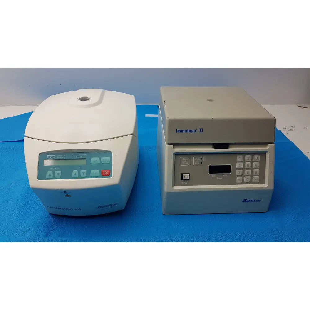 Hettich Haematokrit 200 & Baxter Immufuge II Benchtop Laboratory Centrifuge - Benchtop laboratory centrifuge