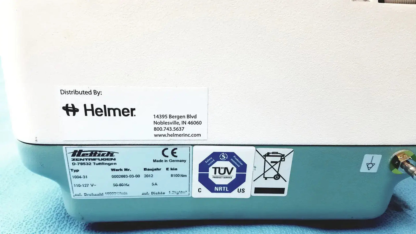 Hettich Zentrifugen EBA 21 Centrifuge Laboratory Centrifuge, second-hand product photo 3