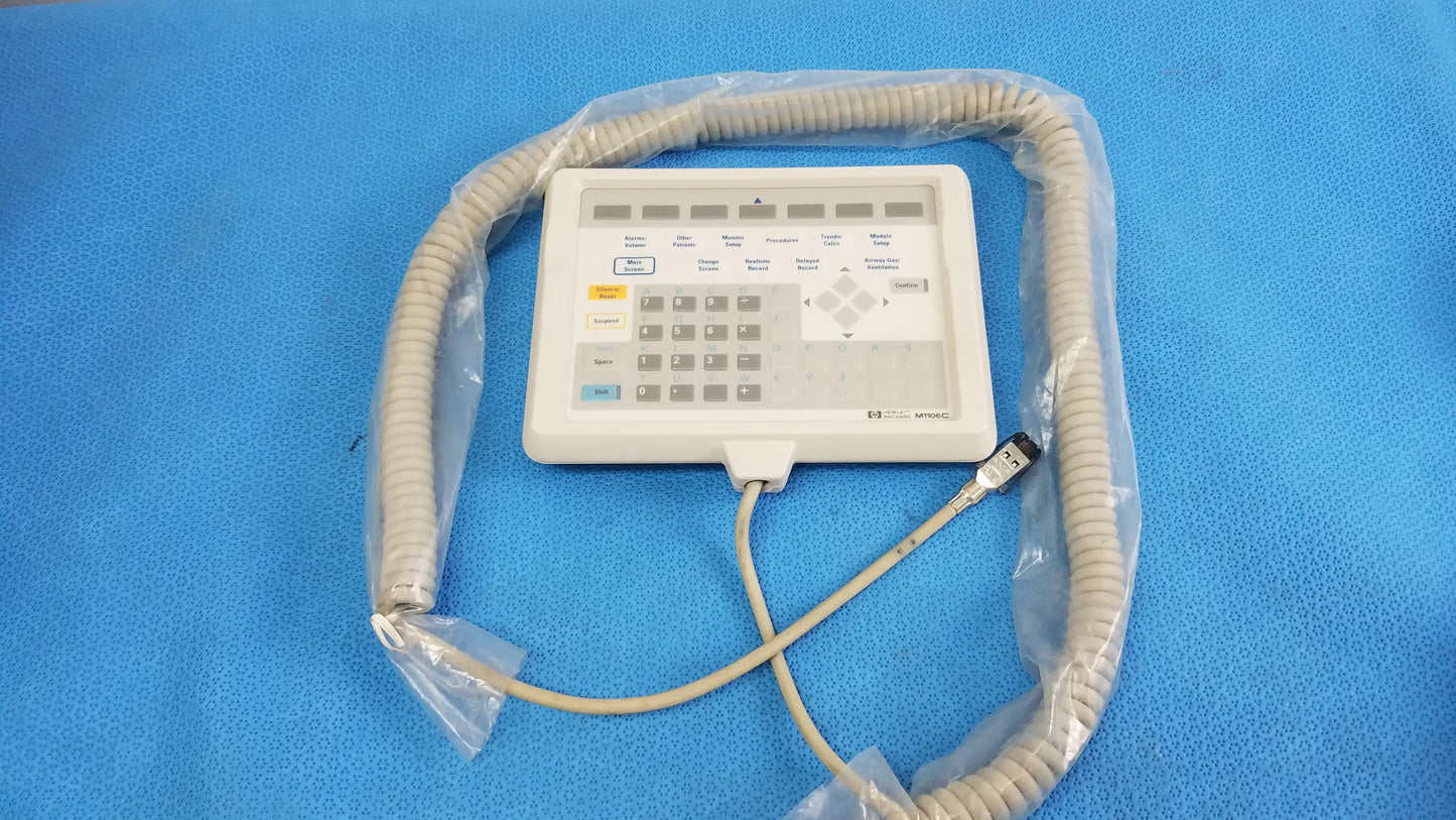HP Hewlett Packard M1106C Patient Monitor Keyboard Patient Monitor Keyboard, second-hand product photo 1