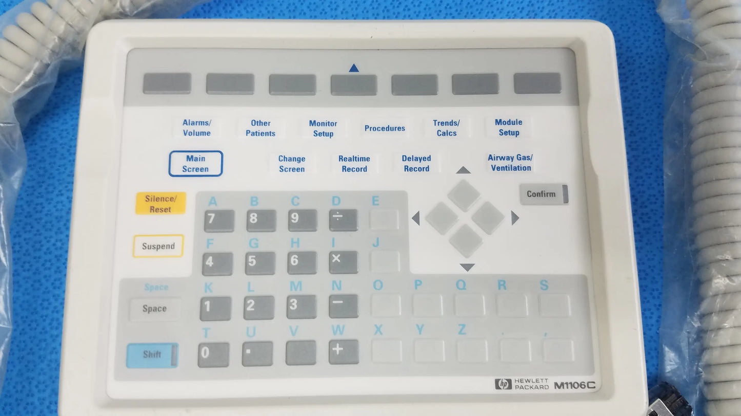 HP Hewlett Packard M1106C Patient Monitor Keyboard Patient Monitor Keyboard, second-hand product photo 5