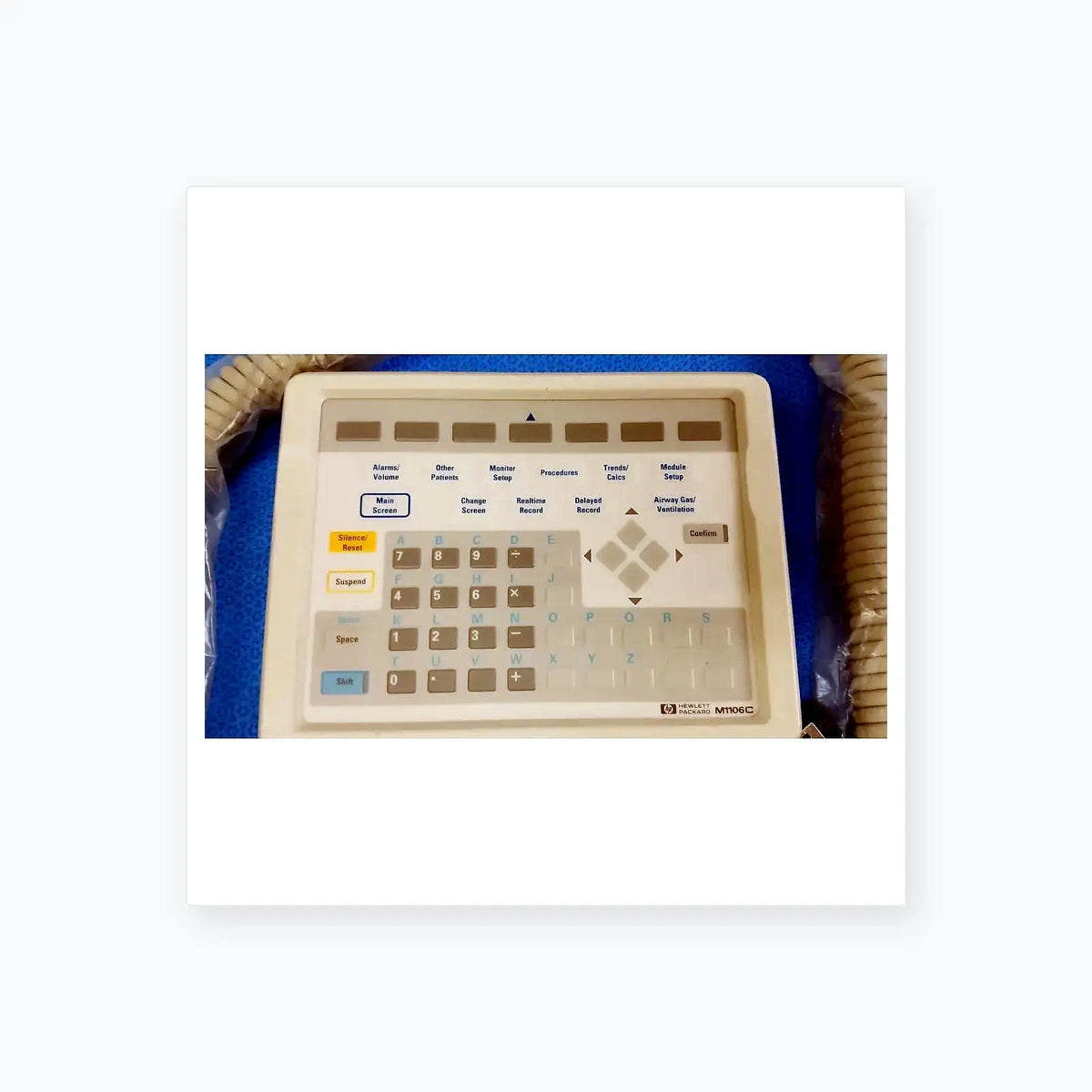 HP Hewlett Packard M1106C Patient Monitor Keyboard Patient Monitor Keyboard, second-hand product photo 5