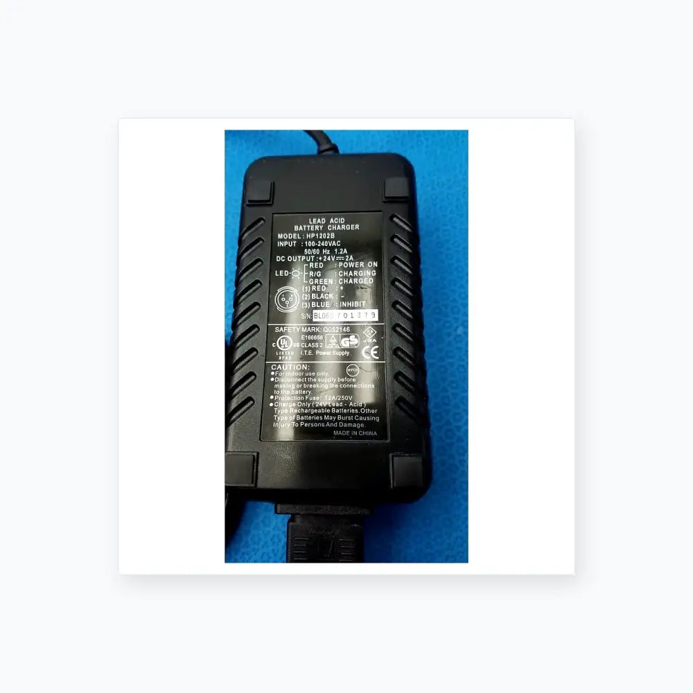 High Power Tech. 3-Pin Lead Acid Battery Charger HP-1202B, 24V, 2A Battery Charger, second-hand product photo 15