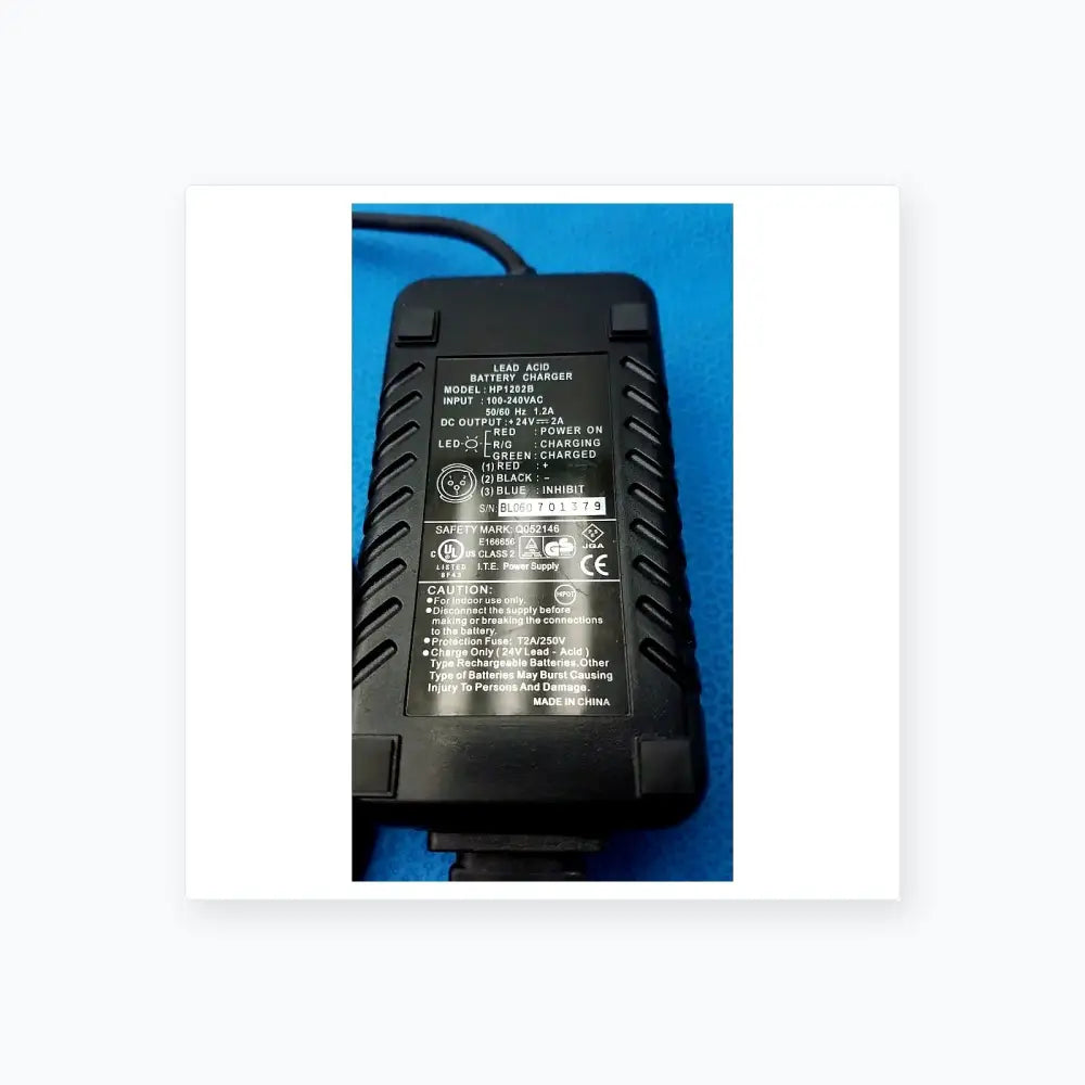 High Power Tech. 3-Pin Lead Acid Battery Charger HP-1202B, 24V, 2A Battery Charger, second-hand product photo 13