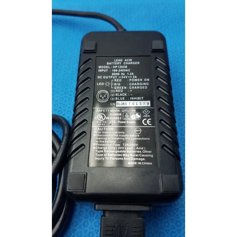 High Power Tech. 3-Pin Lead Acid Battery Charger HP-1202B, 24V, 2A Battery Charger, second-hand product photo 12