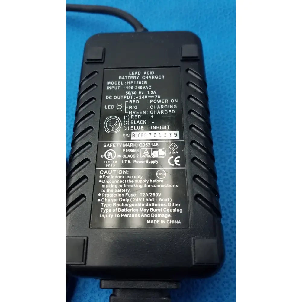 High Power Tech. 3-Pin Lead Acid Battery Charger HP-1202B, 24V, 2A Battery Charger, second-hand product photo 13