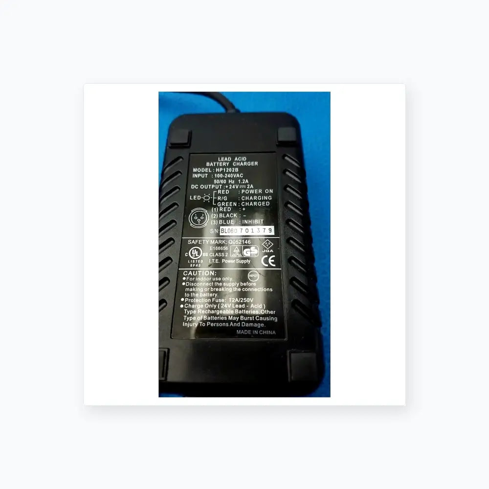 High Power Tech. 3-Pin Lead Acid Battery Charger HP-1202B, 24V, 2A Battery Charger, second-hand product photo 14
