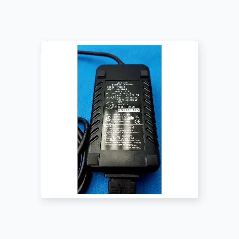 High Power Tech. 3-Pin Lead Acid Battery Charger HP-1202B, 24V, 2A Battery Charger, second-hand product photo 12