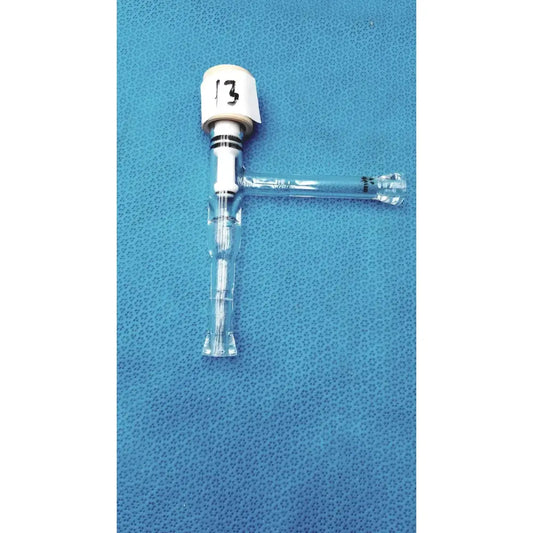 Reuse Medical High Vacuum Lab Glass Valve – Teflon Coated, Durable & Reliable Lab Flasks, second-hand product photo 1