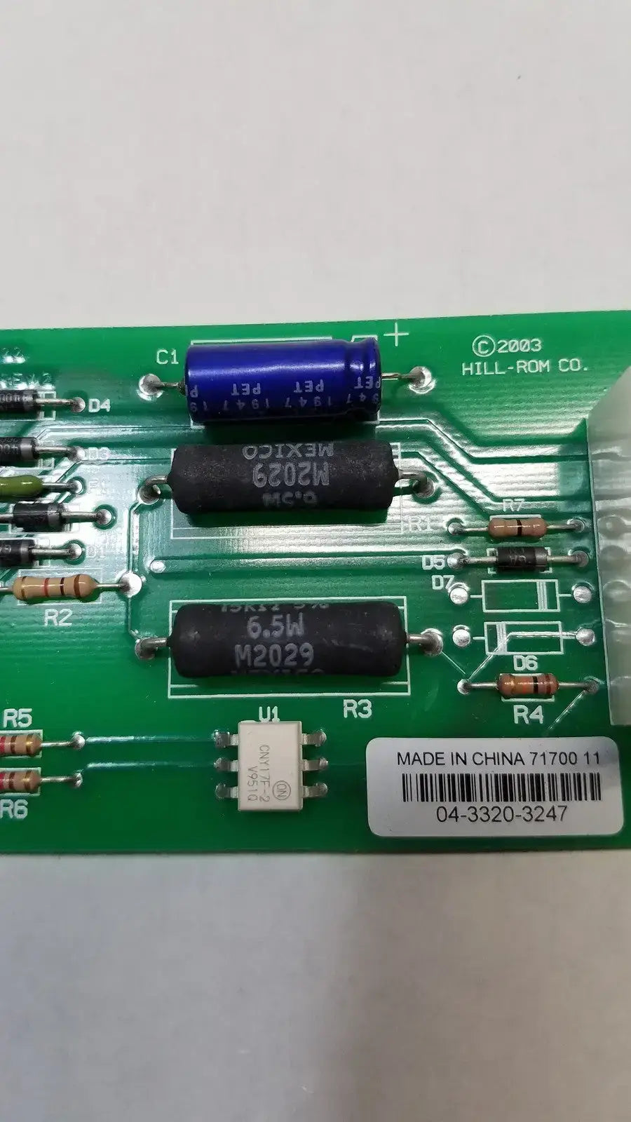 Hill-Rom 2003, 04-3320-3247, 71700 11 Relay Control Mother Board Relay Control Mother Board, second-hand product photo 6
