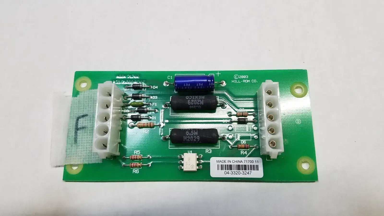 Hill-Rom 2003, 04-3320-3247, 71700 11 Relay Control Mother Board Relay Control Mother Board, second-hand product photo 2