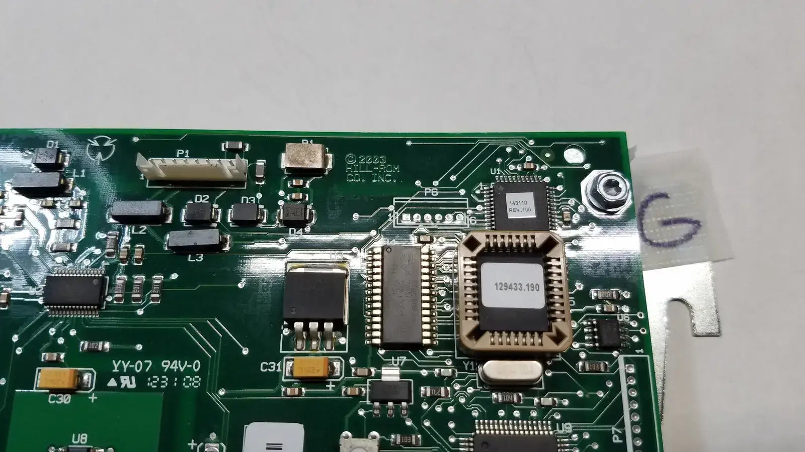 Hill-Rom 2003 Board #67760 Rev 1, Assy #67761 Control Board Control Board, second-hand product photo 9