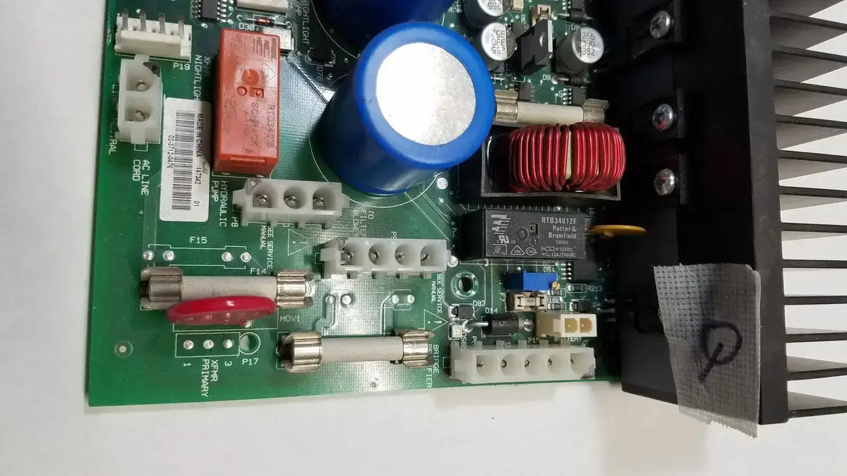 Hill-Rom 2004 Power Control Mother Board P/N 130065 Control Board, second-hand product photo 6