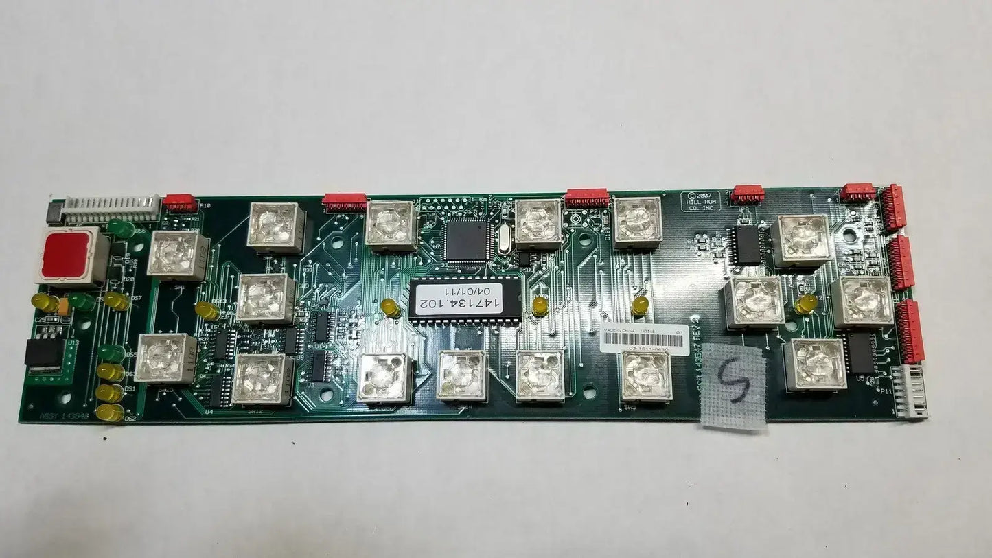 Hill-Rom 2007 Control Board 147134.102 Assy 143548 with 16x 1108 Control Board, second-hand product photo 3