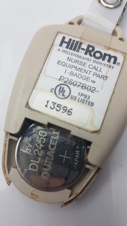 Hill-Rom P2507B02 Nurse Call I-Badge Remote Nurse Call Remote, second-hand product photo 9